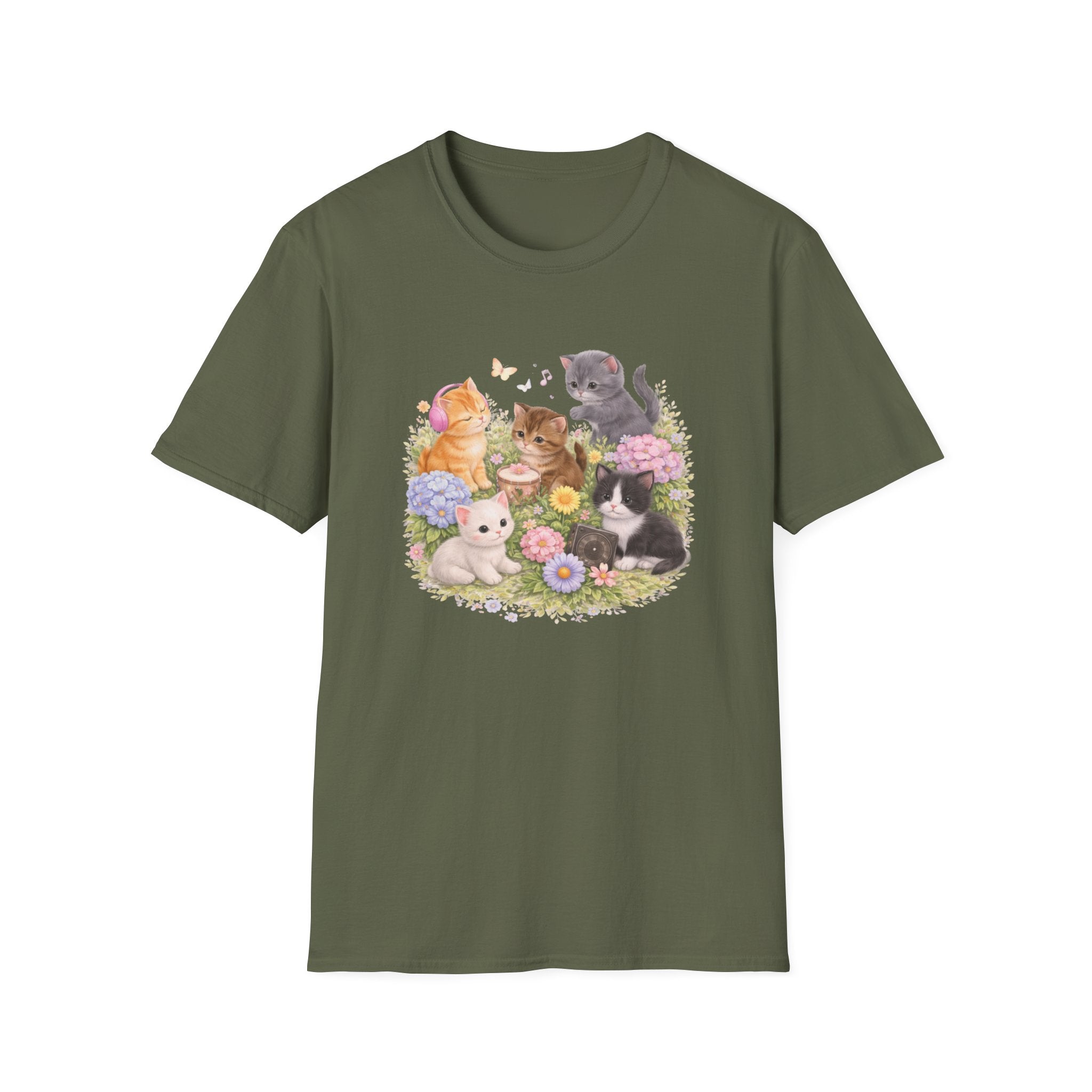 Cute Kittens Garden Party T-Shirt