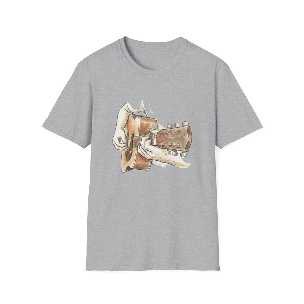Acoustic Guitar Sketch T-Shirt