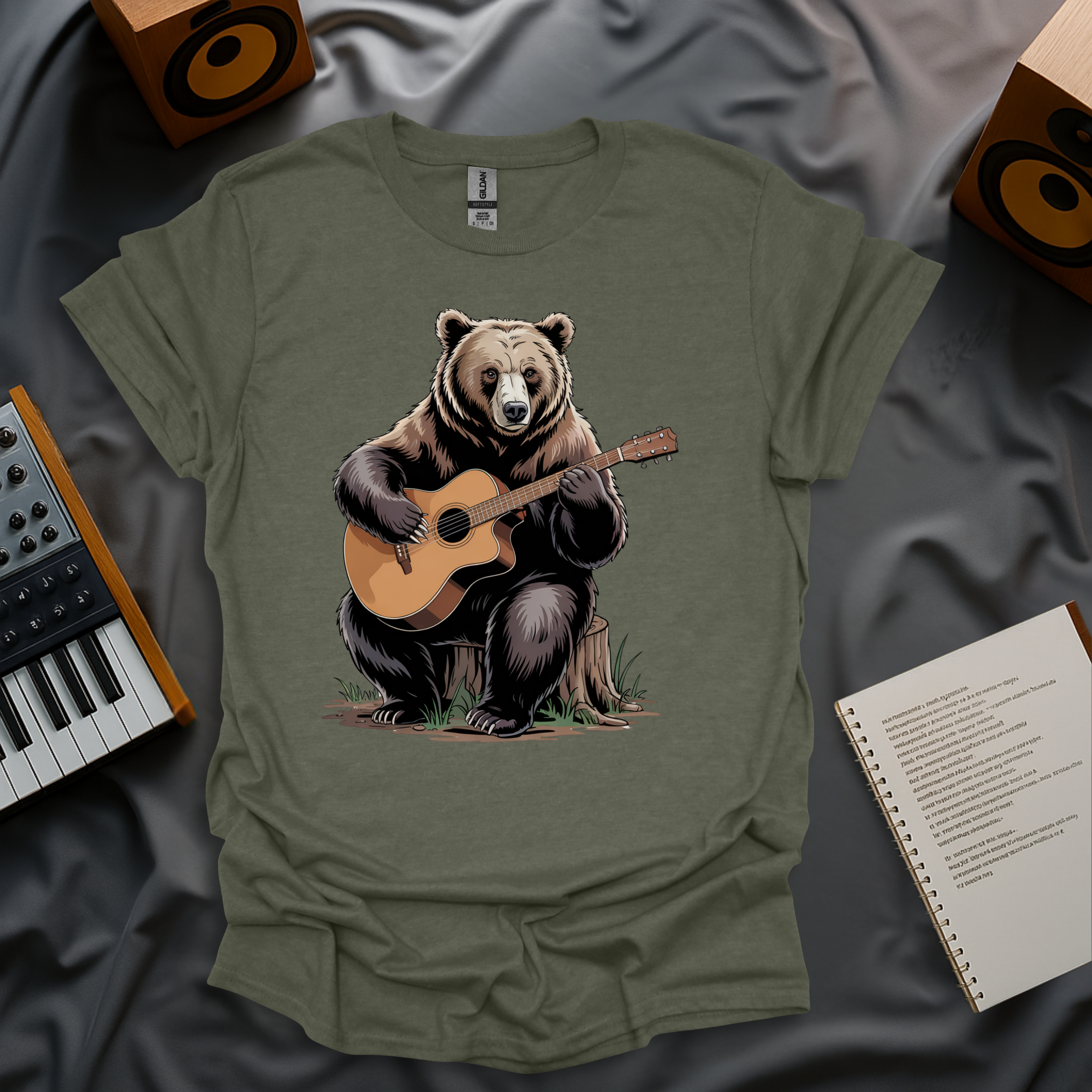 Strumming Bear T-Shirt