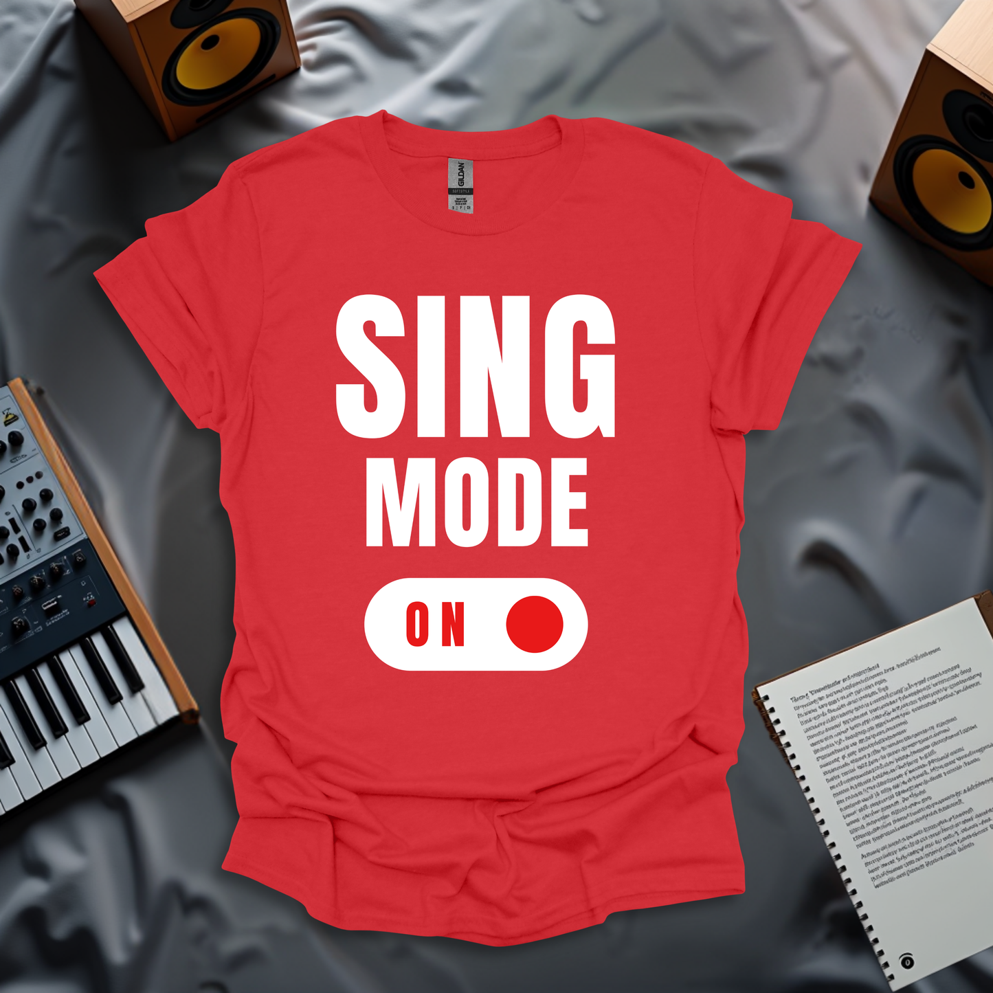 Sing Mode On T-Shirt