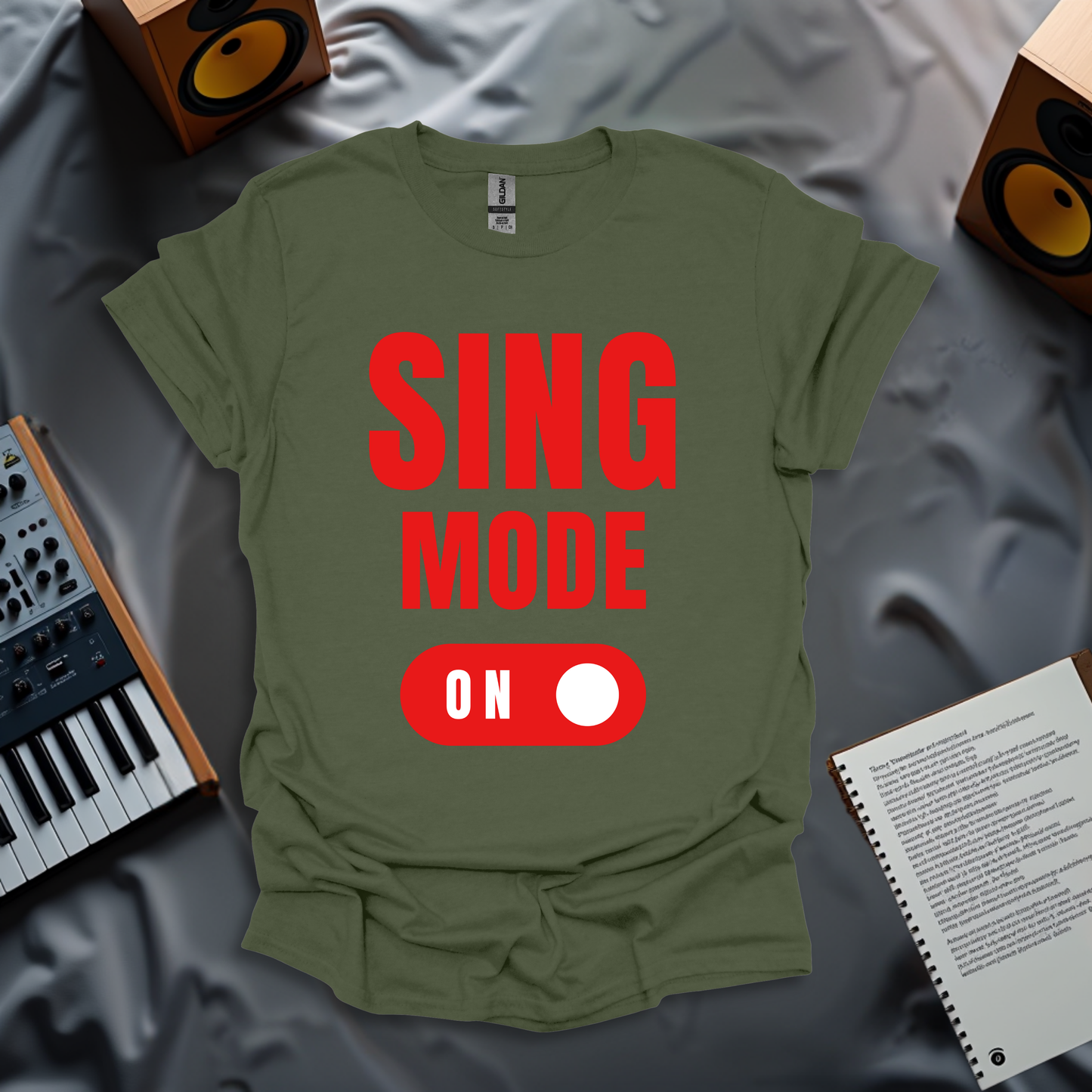 Sing Mode On T-Shirt