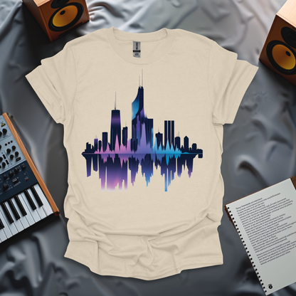 Sound Wave in Skyscrapers T-Shirt