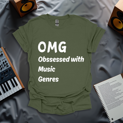 OMG - Obsessed with Music Genres T-Shirt