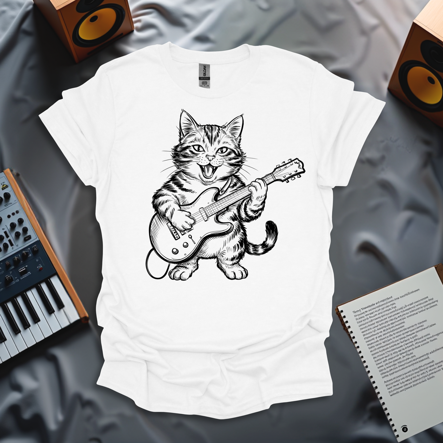 Rock 'n' Roll Feline T-Shirt