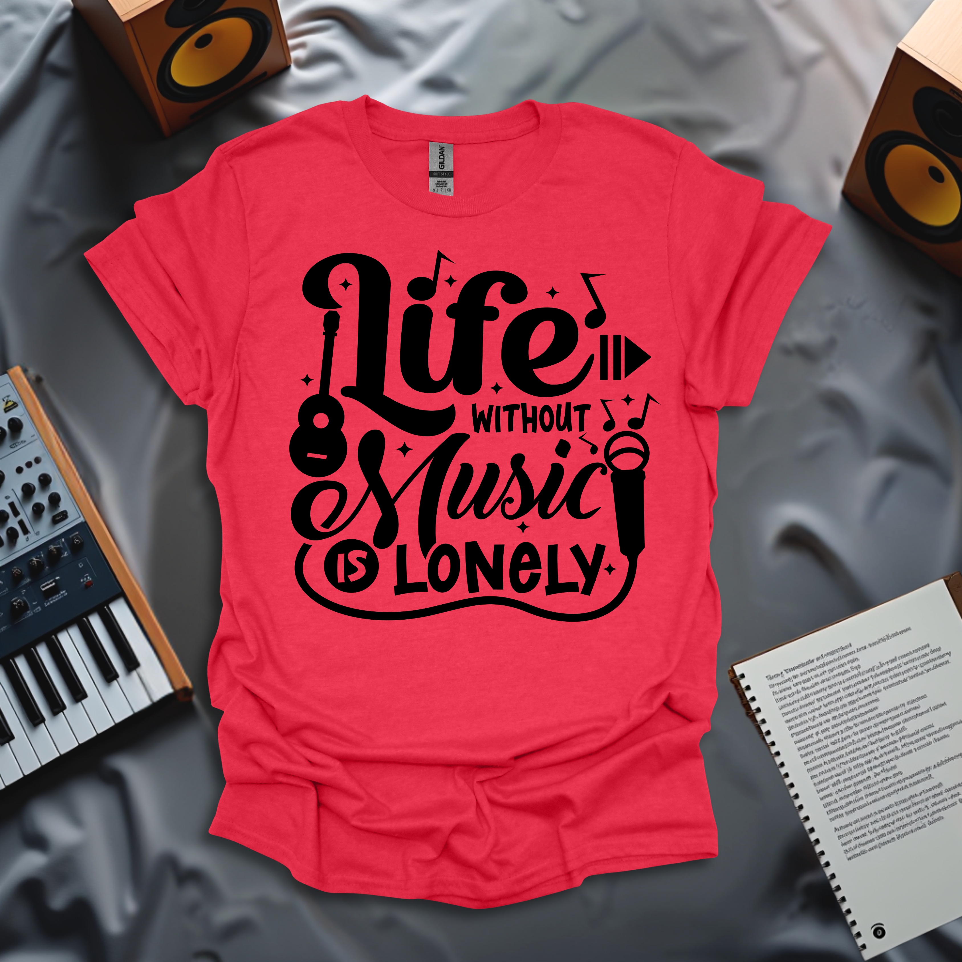 Life Without Music is Lonely T-Shirt